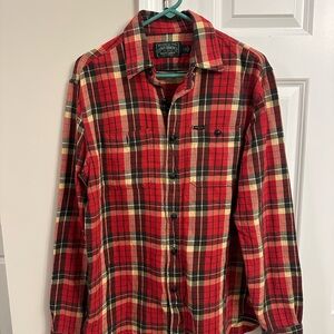 Ralph Lauren Red and Black Plaid Shirt